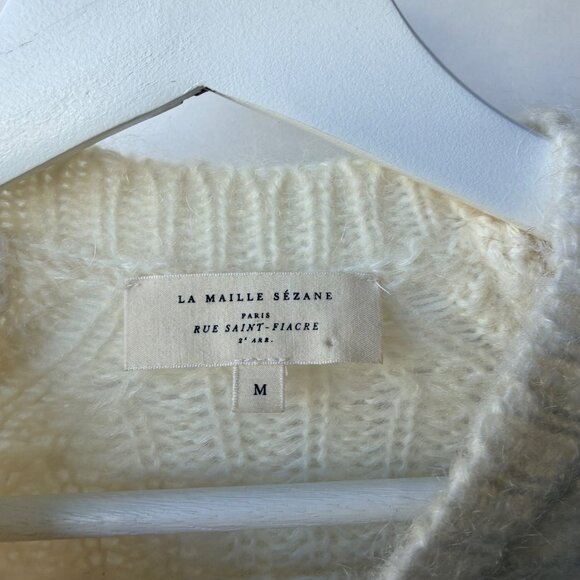Sézane Dwee Jumper – Size M (White) - Picture 5 of 9